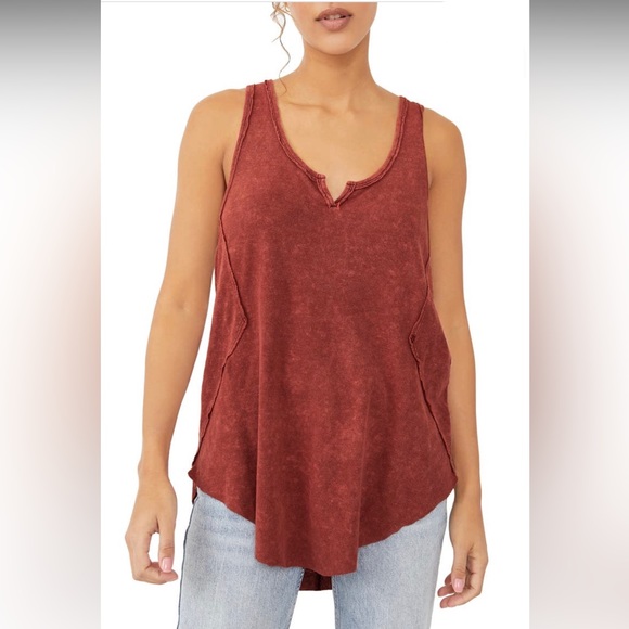 NWT Free People | Chasing Sunset Burnout Tank | XS - Picture 1 of 10